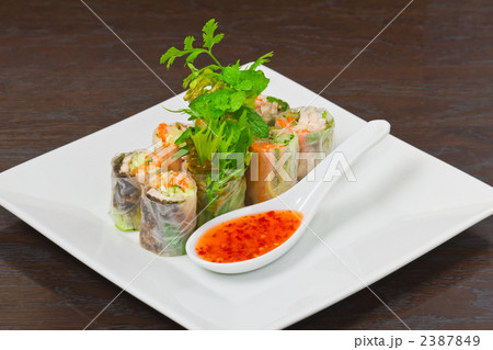 お肉の生春巻き お肉の生春巻き 2387849