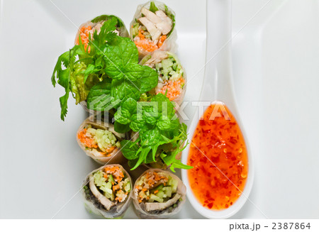 お肉の生春巻き 2387864