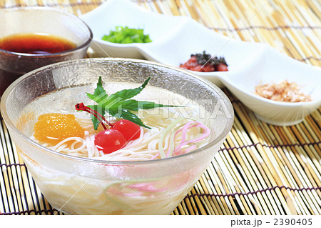 冷麦と薬味 2390405