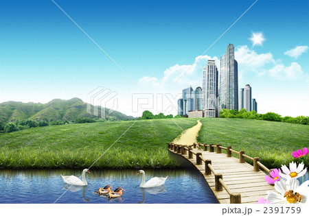 湖/公園_k_616333  2391759