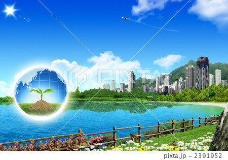 湖/公園_k_415942  2391952