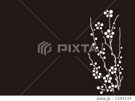 和柄 柄 花のイラスト素材