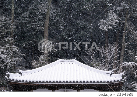 雪の長谷寺愛染堂 2394939