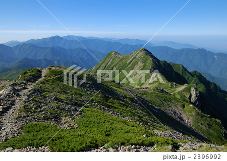 仙丈岳から 2396992