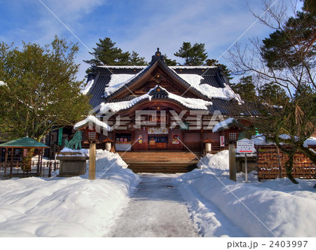冬の尾山神社 冬の尾山神社 2403997