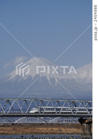 300系と富士山 2404986