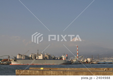 タンカーと富士山 2404988