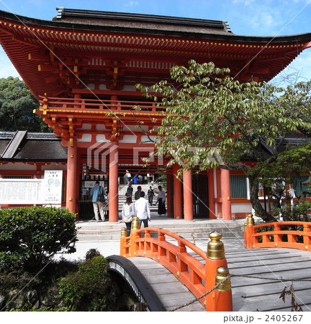 上賀茂神社　楼門　玉橋 2405267