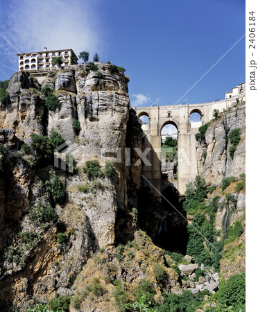 アンダルシア地方ロンダのヌエボ橋 アンダルシア地方ロンダのヌエボ橋 2406184
