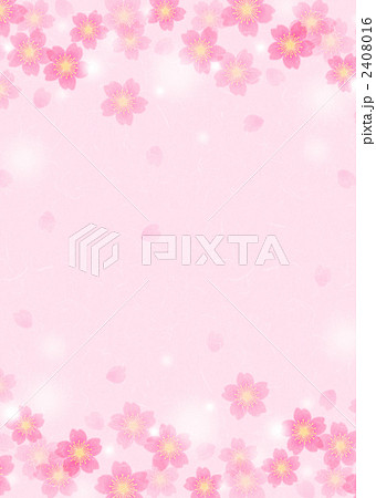 和風さくら柄（和紙調） 2408016