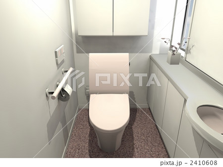 ピンクカラーのトイレ空間 ピンクカラーのトイレ空間 2410608