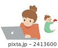 母親とパソコン 2413600