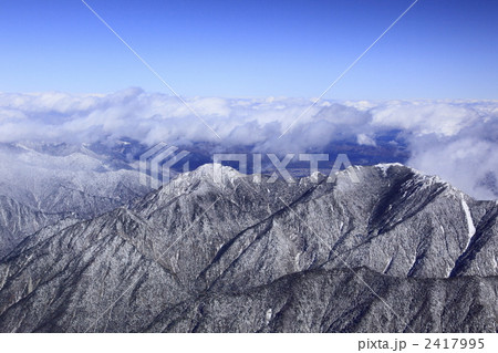 冬の北アルプス 冬の北アルプス 2417995