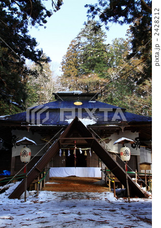 冬の飛騨山王宮日枝神社 冬の飛騨山王宮日枝神社 2428212