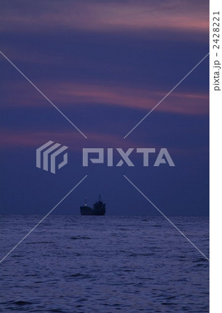 夕日の三国港 2428221