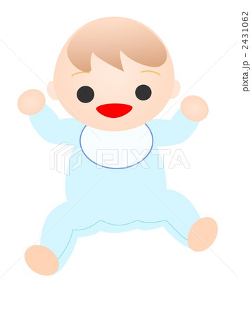 赤ちゃん青服 2431062