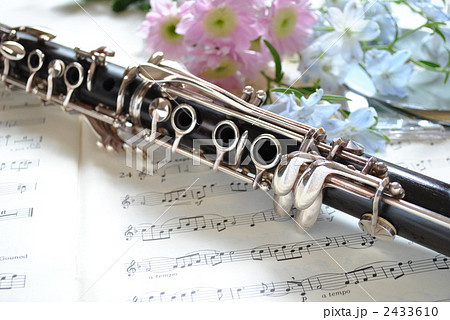 木管楽器 クラリネット 楽器の写真素材