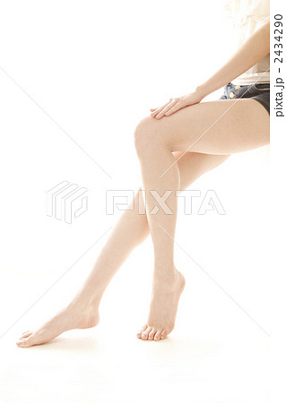 ボディパーツ 素足 女性の写真素材