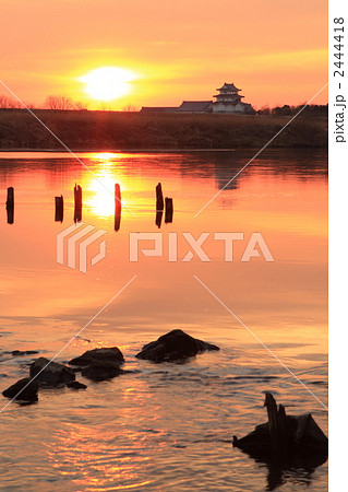 関宿城夕景 2444418