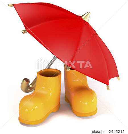 カラフルな雨具 2445215