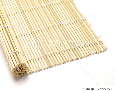 巻きす 巻き簾の写真素材