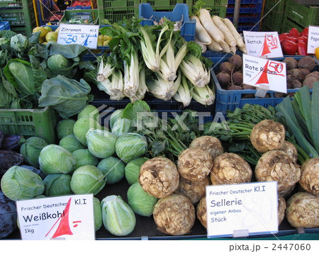 ドイツの朝市の風景 ドイツの朝市の風景 2447060