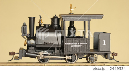 ポーター型0 4 2タンク機関車の0n30ナローゲージ模型の写真素材