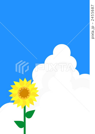 入道雲とひまわり 入道雲とひまわり 2455687