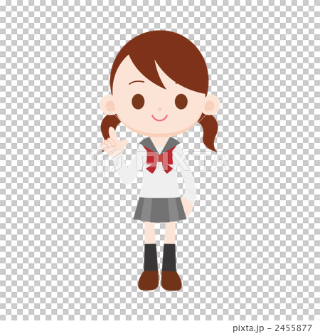 Sailor suit girl pointing at you 2455877
