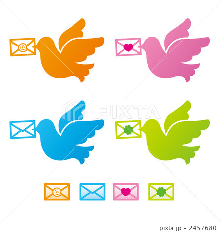 メールを運ぶ伝書鳩 2457680