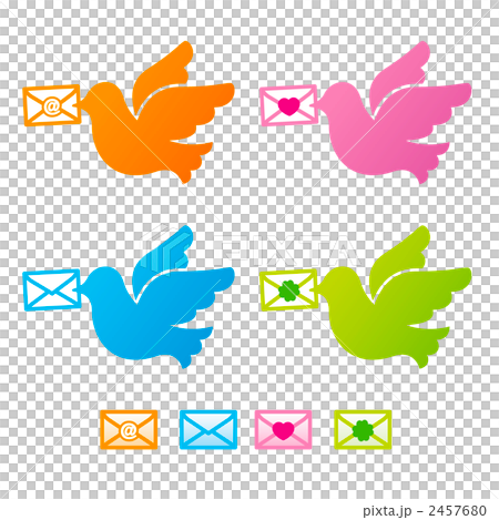 メールを運ぶ伝書鳩 2457680
