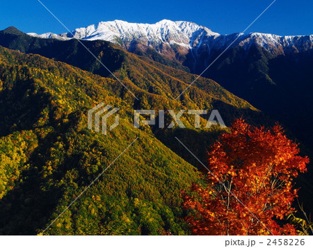 新雪の赤石岳 2458226