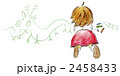 竜のお絵描きをしている子供 2458433