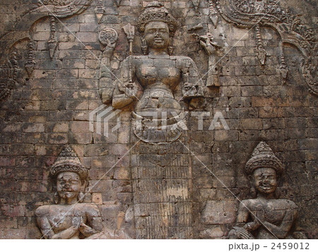 女神ラクシュミー（プラサット・クラヴァン遺跡･アンコール遺跡群／カンボジア） 2459012