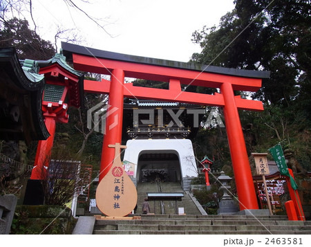 江島神社を望む 2463581