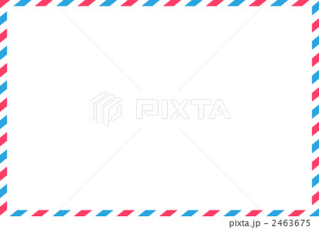 エアメール 枠のイラスト素材 2463675 Pixta