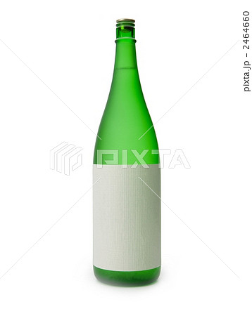 日本酒の瓶の写真素材
