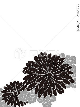 和柄 日本文様 花のイラスト素材