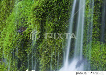 苔の岩と水しぶき 苔の岩と水しぶき 2470386