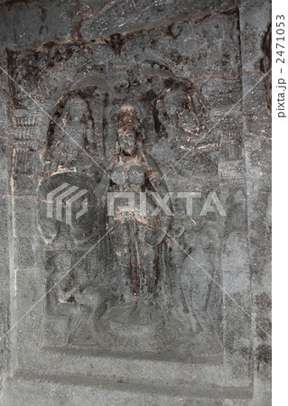 世界遺産エローラ石窟　第６窟ターラ菩薩 2471053