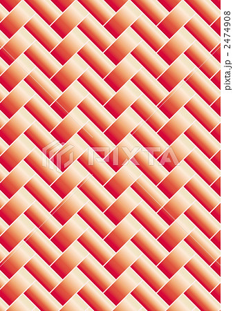 紅白グラデーションの網代 2474908