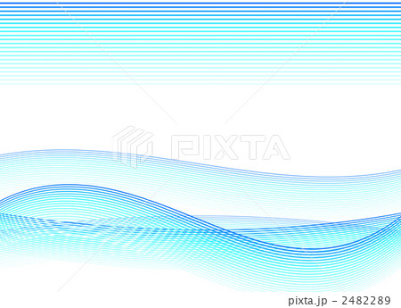 波模様のイラスト素材 242