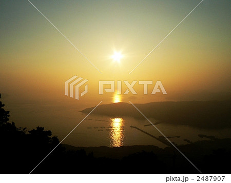 牡鹿半島の夕日 2487907