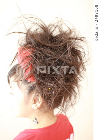 女の子のダンスステージヘア　キッズダンサー 2493168