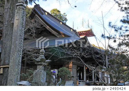 【四国八十八ヶ所】第二十三番 薬王寺の本堂と瑜祇塔 徳島県海部郡美波町 【四国八十八ヶ所】第二十三番 薬王寺の本堂と瑜祇塔 徳島県海部郡美波町 2493424