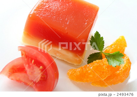 トマトとオレンジのフルーツゼリーテリーヌ　テリーヌ型ゼリー 2493476