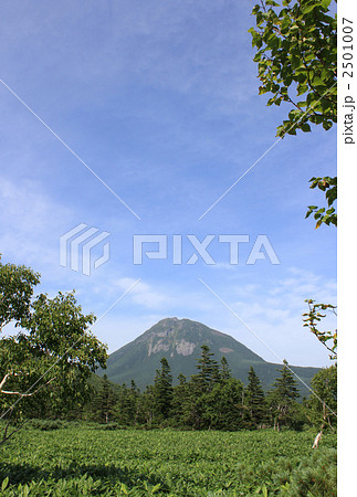 羅臼湖登山道から見た羅臼岳 2501007