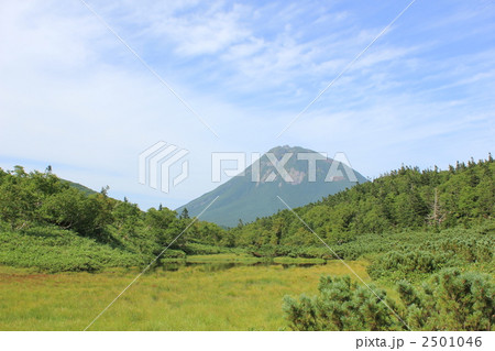 羅臼湖・二の沼と羅臼岳 2501046