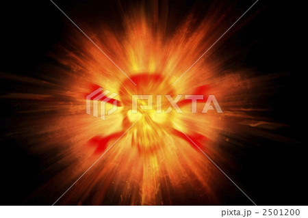 爆発とドクロマーク 2501200