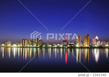 新潟島の夜景 2501540